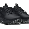 Under Armour PS Lockdown 7 Basketballschuhe Kinder 004 black/black/metallic silver 34