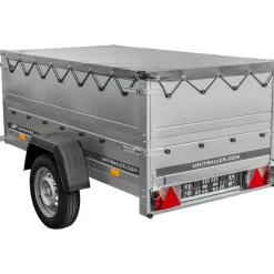 UNITRAILER Garden Trailer 200 Kipp Silber