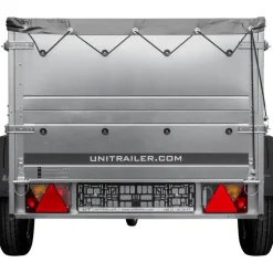 UNITRAILER Garden Trailer 200 Kipp Silber