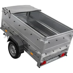 UNITRAILER Garden Trailer 200 Kipp Silber
