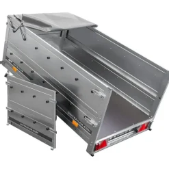 UNITRAILER Garden Trailer 200 Kipp Silber