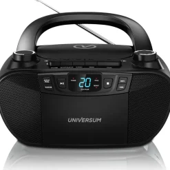 Universum BB 200 - tragbarer CD-Player mit Radio und Kassette - Lautsprecher – Boombox mit AUX & 3,5mm Kopfhöreranschluss