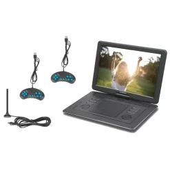 Universum tragbarer 15.6" DVD-Player Auto DVB-T2 und 12 Volt Adapter DVD 400-20