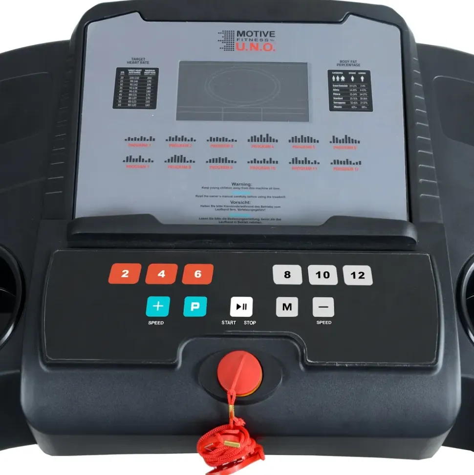 U.N.O. FITNESS Speed Master 1.8 M schwarz