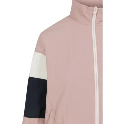URBAN CLASSICS 3-tone Crinkle Parka Pink Dark / Navy / White XS