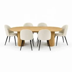 VCM ebuy24 Essgruppe, Essgruppe Kyoto 7-teilig (MDF, Papier)