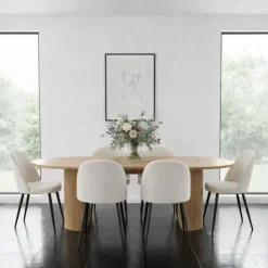 VCM ebuy24 Essgruppe, Essgruppe Kyoto 7-teilig (MDF, Papier)