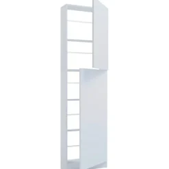 VCM Fulisa XL 50 x 180 x 17 cm 2 Drehtüren / weiß