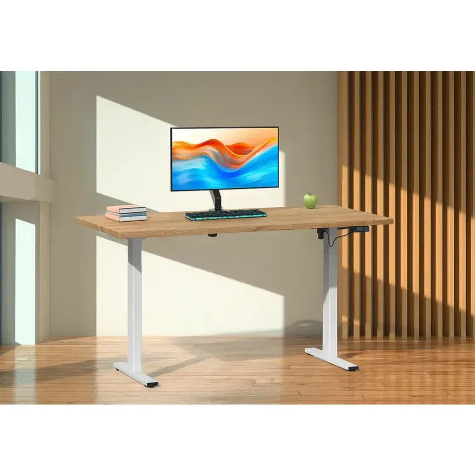 VCM Schreibtisch Lona elektrisch verstellbar 110 x 80