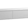 vente-unique Waschbeckenunterschrank hängend 150 x 32 cm Weiß