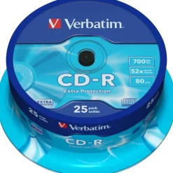 Verbatim 43432 CD-R 80 Rohling 700 MB 25 St. Spindel