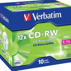 Verbatim CD-RW 700MB 12x 10er Jewelcase