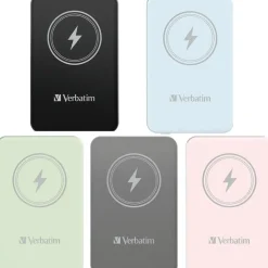 Verbatim Charge 'n' Go 5000 mAh Fast Charge, Quick Charge 3.0, USB PD 3.0, Adaptive Fast Charge LiPo