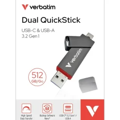 Verbatim Dual QuickStick USB-Stick 512 GB