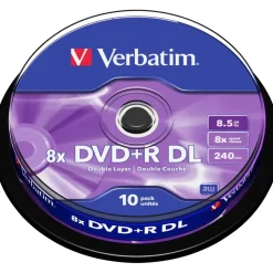 Verbatim DVD+R DL 8,5 GB 8x 10 St.