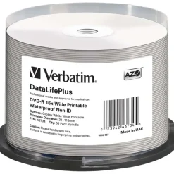 Verbatim DVD-R 4.7GB 16x bedruckbar 50er Spindel (43734)
