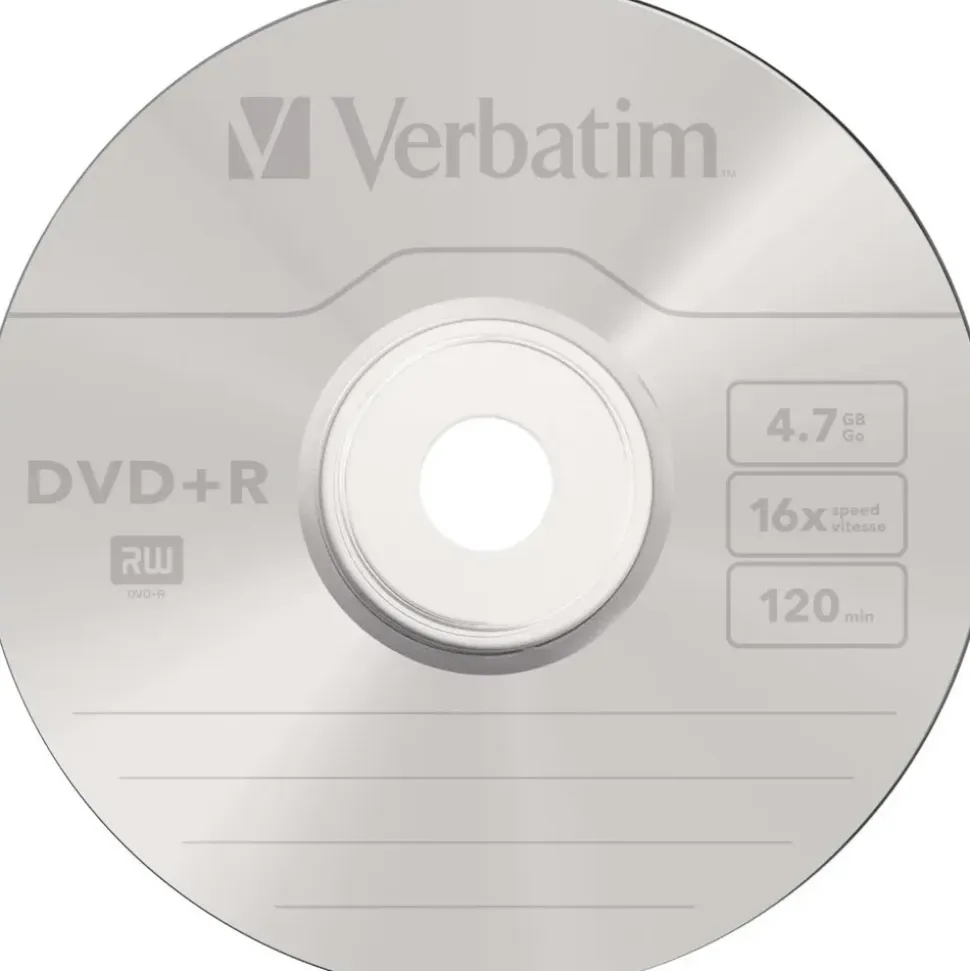 Verbatim DVD+R 4.7GB 16x 50er Spindel (43550)