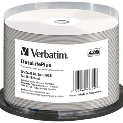 Verbatim DVD+R 8,5GB 8x 50er Spindel