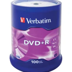 Verbatim DVD+R 4.7GB 16x 100er Spindel