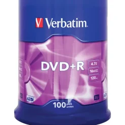 Verbatim DVD+R 4.7GB 16x 100er Spindel