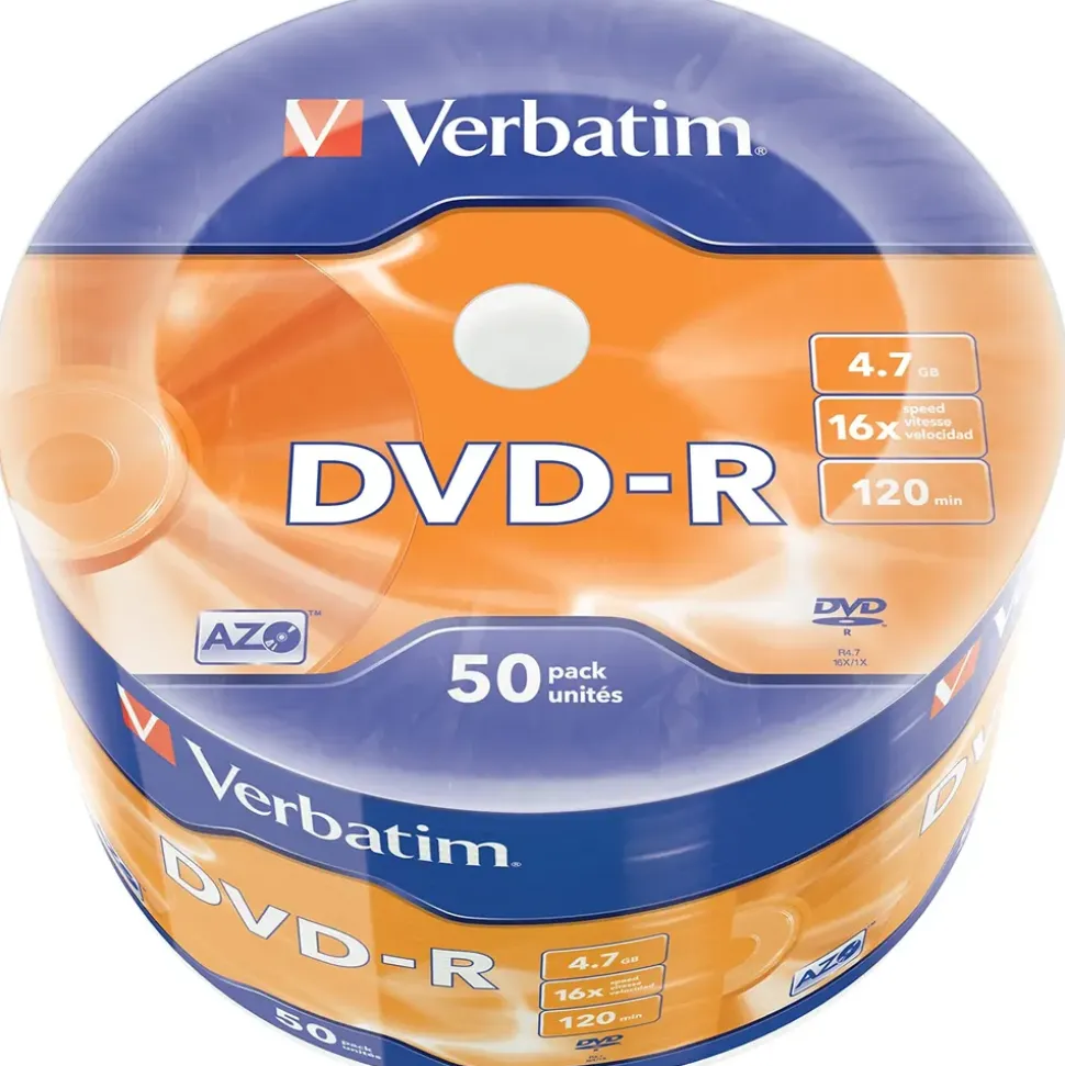 Verbatim DVD-R 4,7 GB 16x 50 St.