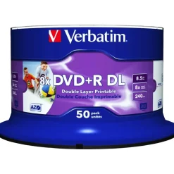 Verbatim DVD+R 8,5 GB 8x 50 St.