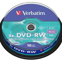 Verbatim DVD-RW 4.7GB 4x 10er Spindel