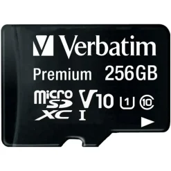 Verbatim microSDXC 256GB Class 10 UHS-I + SD-Adapter
