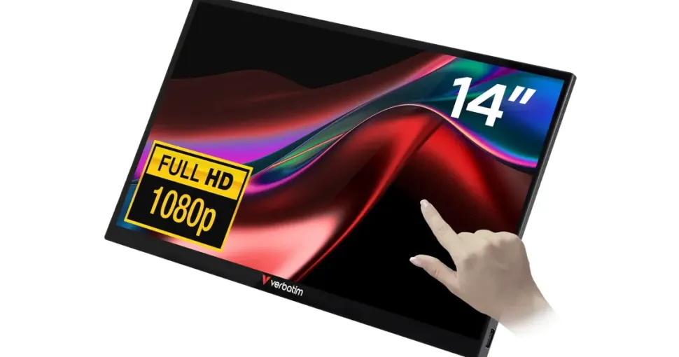 Verbatim PMT Portable Touchscreen-Monitor