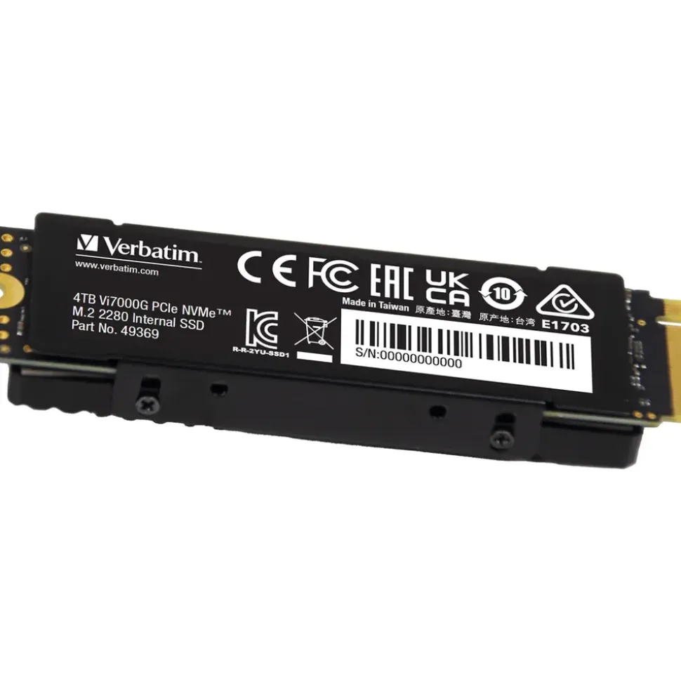 Verbatim Vi7000G 4 TB PCIe NVMe M.2 SSD
