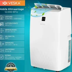 veska Mobile Klimaanlage 12000 BTU