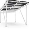 veska Solar-Carport EcoPort 5000Bi 5,60 x 3,70 m weiß