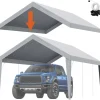 Vevor Garagenzelt 3,6 x 6 m grau mit UV-Schutz