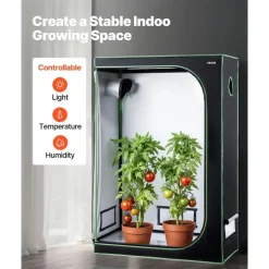 Vevor Growzelt 120 x 60 x 180 cm Grün