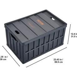 Vevor Klappbox 65 L 3-tlg. schwarz