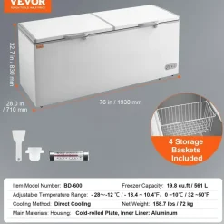Vevor 19,8Kubikfuß561L