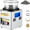 Vevor Mini KT-185 magnetische Tumbler 180 mm, Schmuck Poliermaschine und Finisher Maschine mit guter Zeitfunktion, schneller Verarbeitungsgeschwindigkeit für Leichtmetall, Nichteisenmetalle, 2000 RPM