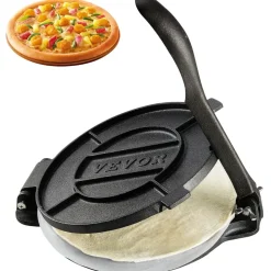 Vevor Tortilla-Presse 20 cm Gusseisen Schwarz