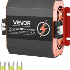 Vevor 12 V 30 A DC/DC-Batterieladegerät, 375 W, Ladegerät für Blei-Säure-, Lithium-, AGM-, GEL- & Nassbatterien, intelligentes mehrstufiges Laden, für Wohnmobile, Nutzfahrzeuge, Boote, Yachten