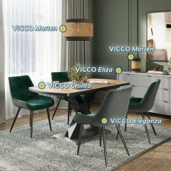 Vicco Eliza 80 x 81,2 x 42 cm Grau