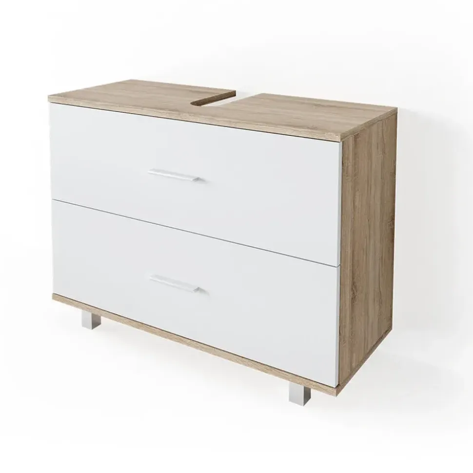 Vicco Ilias 80 x 60,8 x 33 cm sonoma/weiß