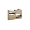 Vicco Luca 116,6 x 72,5 x 22 cm mit 4 Fächer braun