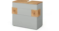Vicco Waschbeckenunterschrank Eden 2 Schubladen 70 x 64,5 x 37 cm Grau