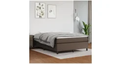 vidaXL Boxspringbett 140 x 190 cm Braun