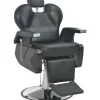 vidaXL Friseurstuhl Schwarz 72×68×98 cm Kunstleder