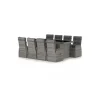vidaXL Garten-Essgruppe 9-tlg. grau 3059340