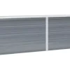vidaXL Garten-Hochbeet verzinkter Stahl rechteckig 160 x 40 x 45 cm Grau