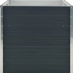 vidaXL Garten-Hochbeet verzinkter Stahl rechteckig 160 x 80 x 77 cm Anthrazit
