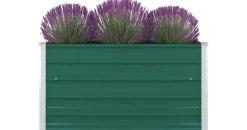 vidaXL Garten-Hochbeet verzinkter Stahl 100 x 100 x 45 cm Grün