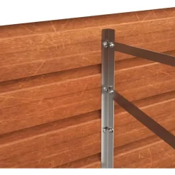 vidaXL Hochbeet Rostig 160 x 80 x 77 cm Cortenstahl